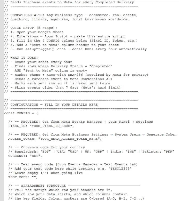 Script Config